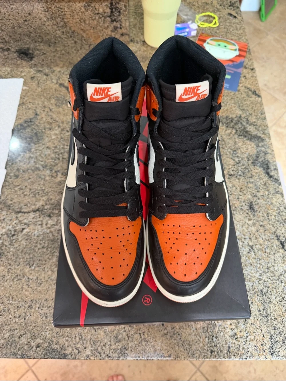 (2015) Air Jordan 1 Retro High OG 'Shattered Backboard' - Black/Orange/White